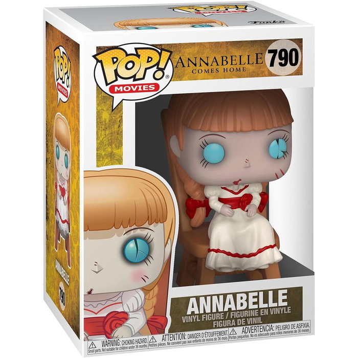 Funko Figura POP Annabelle in Chair Vinilo 9cm Caja Regalo con Ventana