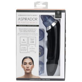 Cosmetic Club Aspirador Puntos Negros Facial USB 4 Puntas Intercambiables 5 Niveles Potencia