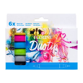 Ecoline Ecoline Duotip Estuche Básico de 6 Colores