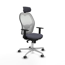PIQUERAS Y CRESPO Silla de oficina Jorquera Gris y Blanca