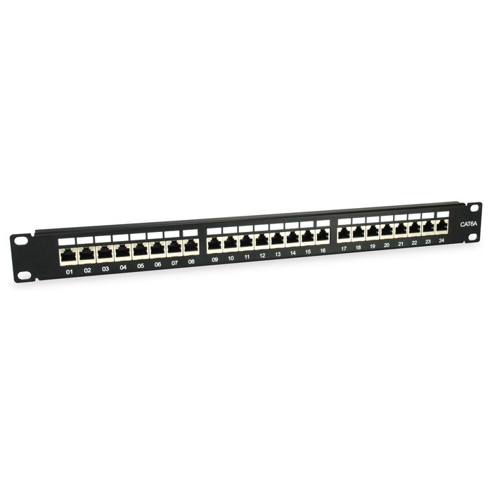 EQUIP Patchpanel 24x RJ45 Cat6A 19