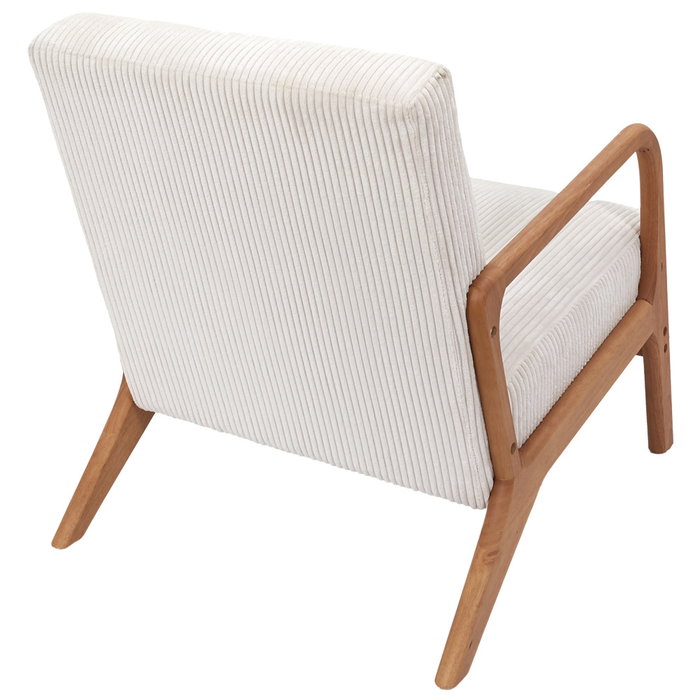 Home Deco Factory Butaca Scott Beige Colección Cocooning - Estructura Madera Hevea, Tejido Poliéster Home Deco Factory Butaca Scott Beige Colección Cocooning - Estructura Madera Hevea, Tejido Poliéster