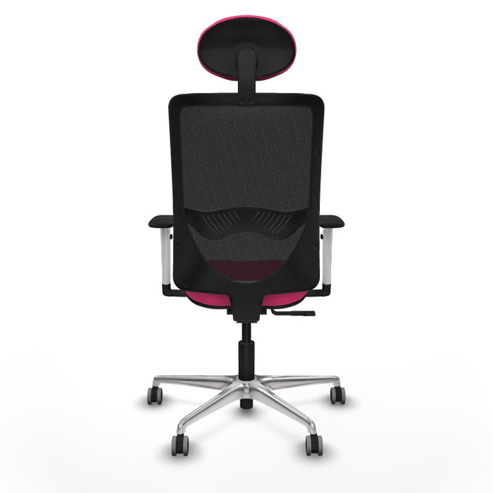 PIQUERAS Y CRESPO Silla de oficina Zulema con mecanismo Sincro, Rosa y Negro PIQUERAS Y CRESPO Silla de oficina Zulema con mecanismo Sincro, Rosa y Negro