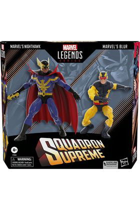 Hasbro Marvel Legends Nighthawk & Blur Set de 2 Figuras