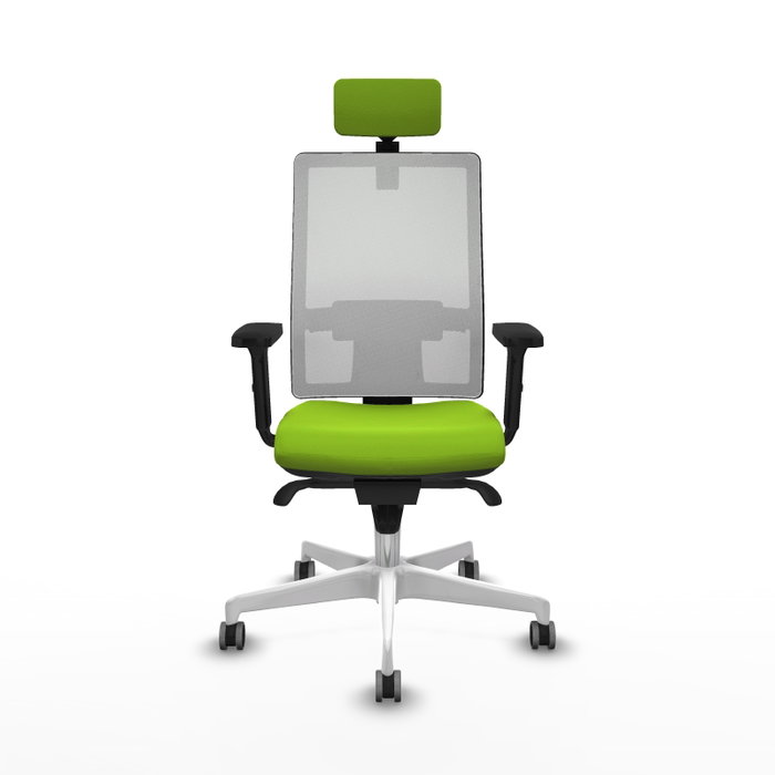 PIQUERAS Y CRESPO Silla de oficina Horna Pistacho y Blanco con Mecanismo Sincro PIQUERAS Y CRESPO Silla de oficina Horna Pistacho y Blanco con Mecanismo Sincro