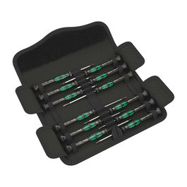 Wera 05073675001 Kraftform Micro-Set Juego de Destornilladores 12 Piezas Phillips Torx