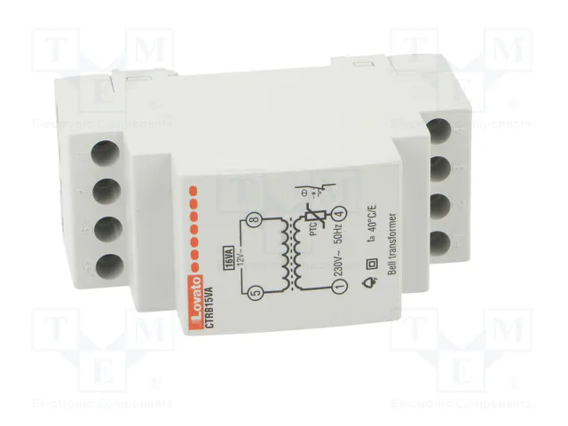 LOVATO ELECTRIC CTRB15VA Transformador de red 15VA 230V/12V