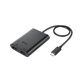 Adaptador HDMI i-Tec C31DUAL4K60HDMI Negro