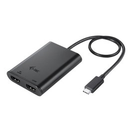 I-Tec Adaptador de Video USB-C a HDMI Dual 4K 60Hz / Single 8K 30Hz con 2 Puertos HDMI