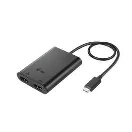 i-tec Adaptador de Vídeo USB-C C31DUAL4K60HDMI a 2x HDMI con Resolución 1x 8K/30Hz o 2x 4K/60Hz para Portátil, PC, Thunderbolt 3/4