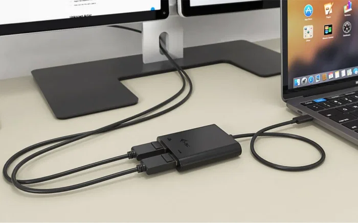i-tec Adaptador de Vídeo USB-C C31DUAL4K60HDMI a 2x HDMI con Resolución 1x 8K/30Hz o 2x 4K/60Hz para Portátil, PC, Thunderbolt 3/4