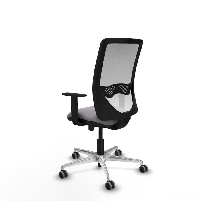 PIQUERAS Y CRESPO Silla de oficina Zulema con mecanismo Sincro/Traslack, Gris y Blanco PIQUERAS Y CRESPO Silla de oficina Zulema con mecanismo Sincro/Traslack, Gris y Blanco