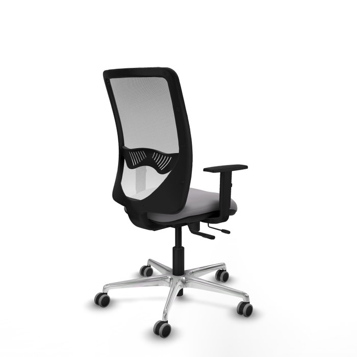 PIQUERAS Y CRESPO Silla de oficina Zulema con mecanismo Sincro/Traslack, Gris y Blanco PIQUERAS Y CRESPO Silla de oficina Zulema con mecanismo Sincro/Traslack, Gris y Blanco