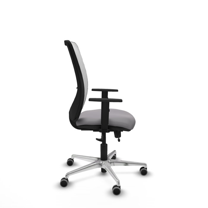 PIQUERAS Y CRESPO Silla de oficina Zulema con mecanismo Sincro/Traslack, Gris y Blanco PIQUERAS Y CRESPO Silla de oficina Zulema con mecanismo Sincro/Traslack, Gris y Blanco