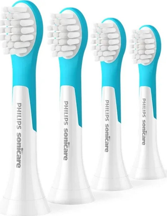 Philips Sonicare For Kids 3+ HX6034/90 Pack de 4, Azul y Blanco Philips Sonicare For Kids 3+ HX6034/90 Pack de 4, Azul y Blanco