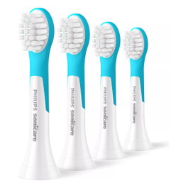 Philips Sonicare For Kids HX6034/90 Cabezales de Cepillado Azul/Blanco Pack de 4