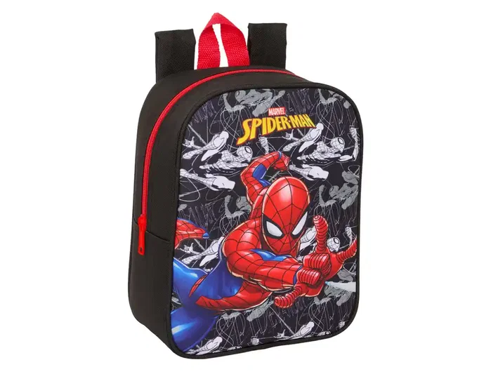 Safta Mochila de Guardería Adaptable para Carro Spider-Man