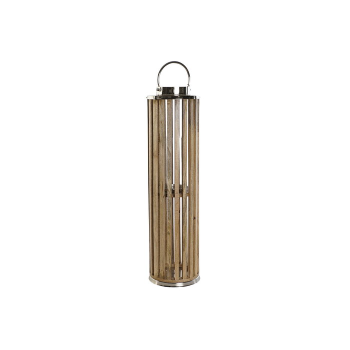 DKD Home Decor Portavelas Mango Cristal Marrón DKD Home Decor Portavelas Mango Cristal Marrón