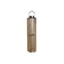 DKD Home Decor Portavelas Mango Cristal Marrón