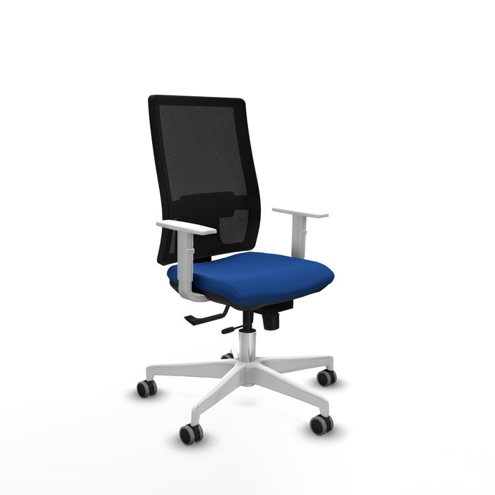 PIQUERAS Y CRESPO Silla de oficina Horna con mecanismo Sincro/Traslack Azul y Negro PIQUERAS Y CRESPO Silla de oficina Horna con mecanismo Sincro/Traslack Azul y Negro