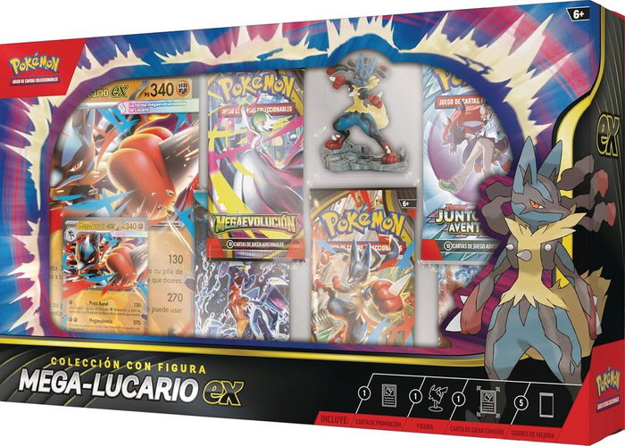 Pokemon TCG Caja de Colección Mega Lucario EX Español