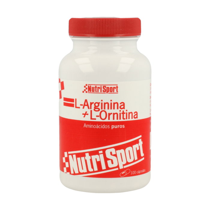 NUTRISPORT L-Arginina L-Ornitina 500mg 100 cápsulas NUTRISPORT L-Arginina L-Ornitina 500mg 100 cápsulas