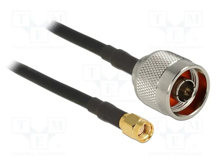 DeLOCK 88939 Cable coaxial CFD200 con conector RP-SMA, 1,5 m DeLOCK 88939 Cable coaxial CFD200 con conector RP-SMA, 1,5 m