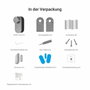 EZVIZ Kit de cerradura inteligente DL01 Pro + DL01CP + A3 (Plata, Blanco)