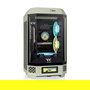 Thermaltake The Tower 250 TG Matcha Green Mini Tower PC Verde, Factor de Forma Mini-ITX, Ventana Lateral, Pantalla LCD 3.9", 2 Ventiladores 120 mm