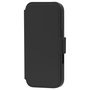 Dbramante1928 Funda Lynge MS ICON para iPhone 16 - Folio Negro con Cierre Magnético, Compatible con MagSafe y 3 Bolsillos para Tarjetas
