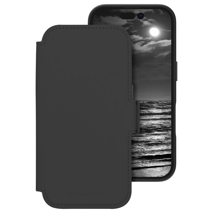 Dbramante1928 Funda Lynge MS ICON para iPhone 16 - Folio Negro con Cierre Magnético, Compatible con MagSafe y 3 Bolsillos para Tarjetas Dbramante1928 Funda Lynge MS ICON para iPhone 16 - Folio Negro con Cierre Magnético, Compatible con MagSafe y 3 Bolsillos para Tarjetas
