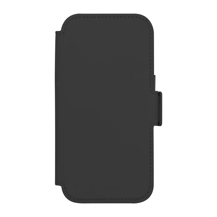 Dbramante1928 Funda Lynge MS ICON para iPhone 16 - Folio Negro con Cierre Magnético, Compatible con MagSafe y 3 Bolsillos para Tarjetas