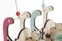 DKD Home Decor Decoración de Madera Trineo Surtida 15x6x15 cm