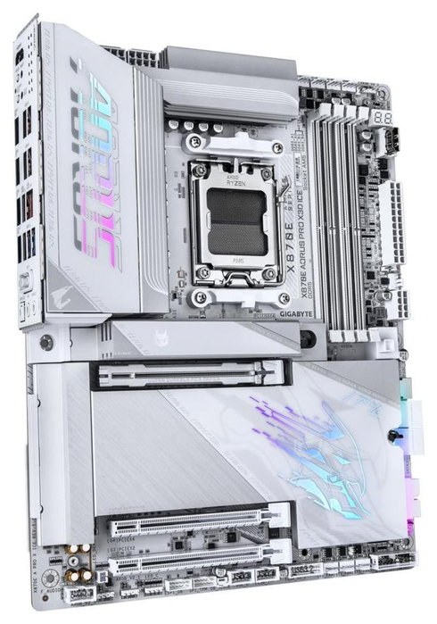 Gigabyte X870E AORUS PRO X ICE Blanca Gigabyte X870E AORUS PRO X ICE Blanca