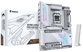 GIGABYTE X870E AORUS PRO X3D ICE Blanco