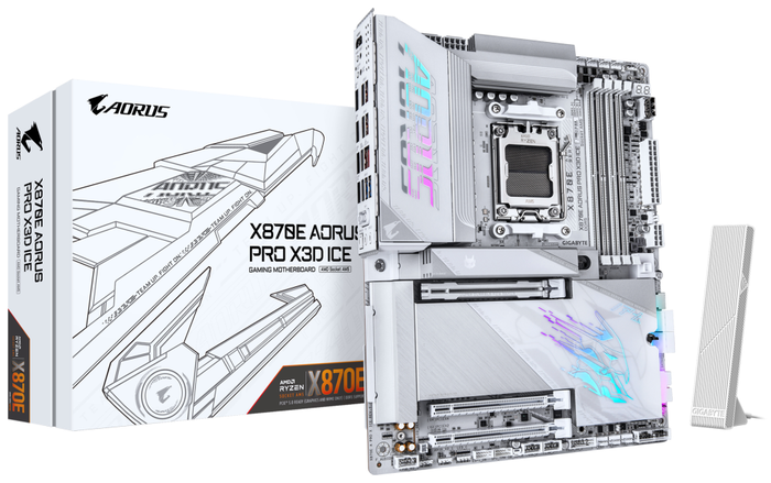 GIGABYTE X870E AORUS PRO X3D ICE GIGABYTE X870E AORUS PRO X3D ICE