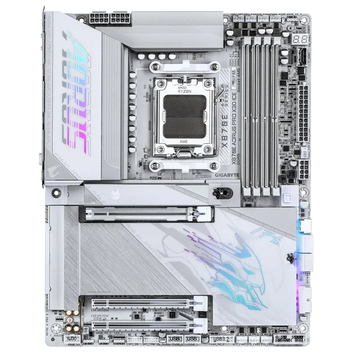 GIGABYTE X870E AORUS PRO X3D ICE White