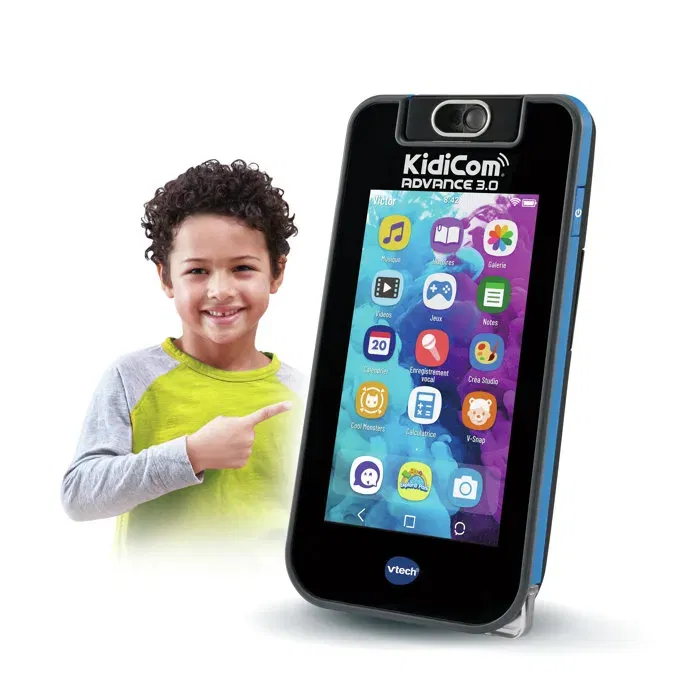 Vtech Kidicom Advance 3.0 Negro - Teléfono para Niños Inteligente - 6-12 Años