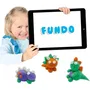 Ses Creative Plastilina FunDo Dinosaurios 3x90gr-1x40gr SES8710341008123 Interactivo Niños Pequeños