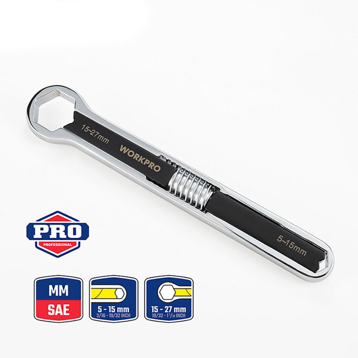 Workpro Llave ajustable universal 5 - 27 mm