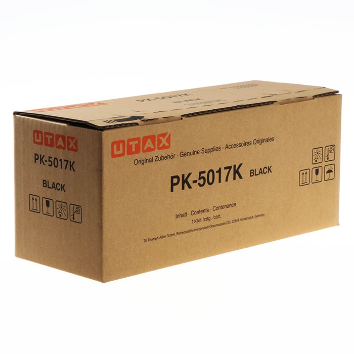 Utax Toner PK-5017K 1T02TV0UT0 Negro para Impresora - Cartucho de Tóner Original Utax Toner PK-5017K 1T02TV0UT0 Negro para Impresora - Cartucho de Tóner Original