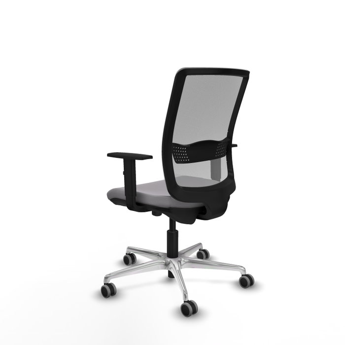 PIQUERAS Y CRESPO Silla de oficina Haches Gris con mecanismo Sincro/Traslack PIQUERAS Y CRESPO Silla de oficina Haches Gris con mecanismo Sincro/Traslack