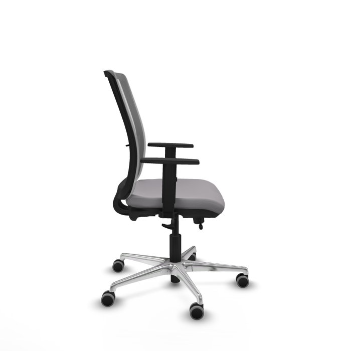PIQUERAS Y CRESPO Silla de oficina Haches Gris con mecanismo Sincro/Traslack PIQUERAS Y CRESPO Silla de oficina Haches Gris con mecanismo Sincro/Traslack
