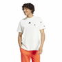 Camiseta de Manga Corta Hombre Adidas Bl Sj Q1 Blanco