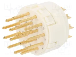 HARTING Conector M23 Macho de 17 Pines para Aplicaciones Industriales