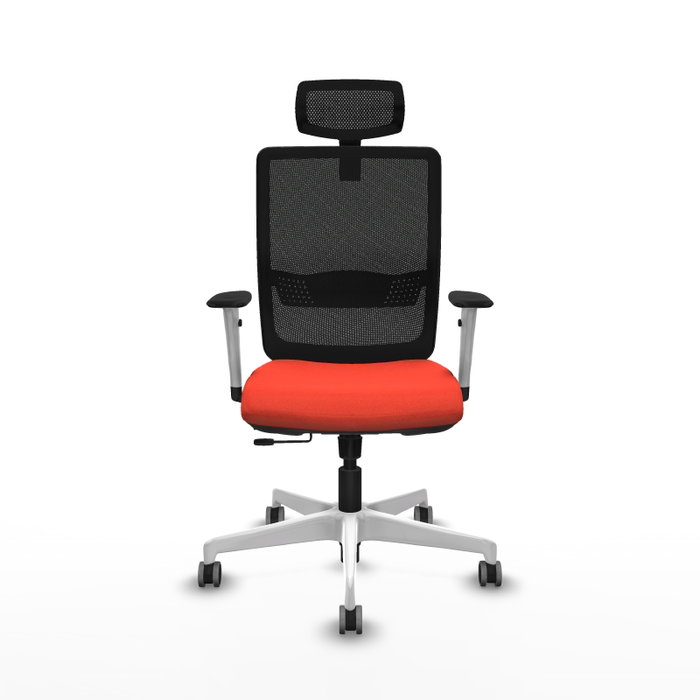 PIQUERAS Y CRESPO Silla de oficina Haches con mecanismo Sincro/Traslack, Naranja oscuro y Negro PIQUERAS Y CRESPO Silla de oficina Haches con mecanismo Sincro/Traslack, Naranja oscuro y Negro