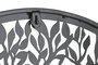 DKD Home Decor Decoración de Pared Metal Árbol Gato Negro