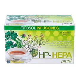 FITOSOL Infusión Hepática Hp 20 Filtros - Cardo Mariano, Boldo, Alcachofa, Vegano