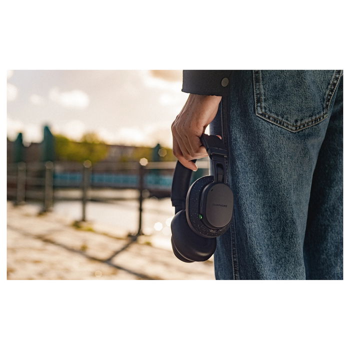 Fairphone Fairbuds XL (2025) - Auriculares Diadema Inalámbricos Bluetooth 5.1, Reducción Activa de Ruido (ANC), 30h Batería, Resistencia IP54, USB-C, Negro Horizon Black