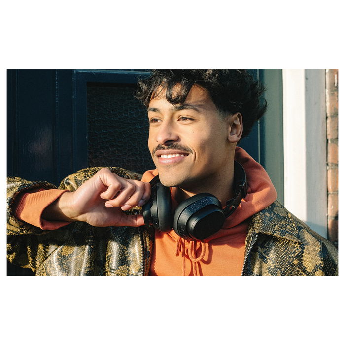 Fairphone Fairbuds XL (2025) - Auriculares Diadema Inalámbricos Bluetooth 5.1, Reducción Activa de Ruido (ANC), 30h Batería, Resistencia IP54, USB-C, Negro Horizon Black